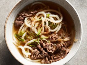 Udon s Hovädzím mäsom