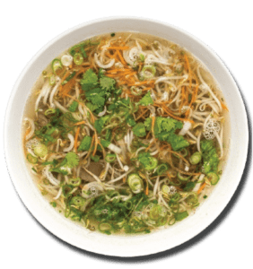 E. Polievka s Tofu (bún)