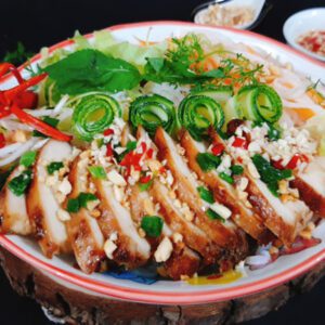 Bún Gà Chiên