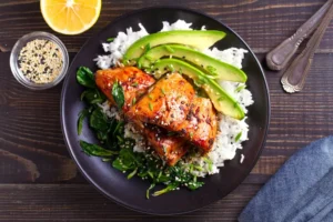 Cá Hồi Sốt Teriyaki