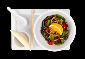 P7. Udon Poke Bowl S Kuracím Mäsom