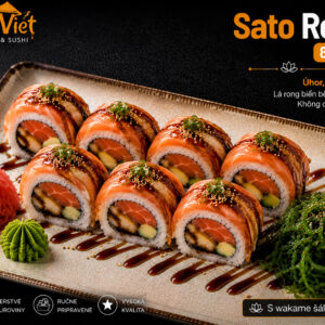 Sato Rolls (Losos,  Úhor a Majonéza) 8ks