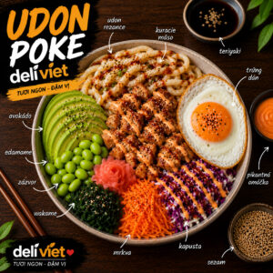 P8. Udon Poke Bowl S HoVädzím Mäsom