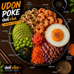 P9. Udon Poke Bowl S Krevetami