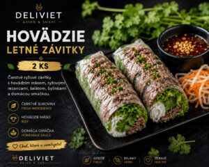 F. Letné Závitky s Hövadzím mäsom (2ks)